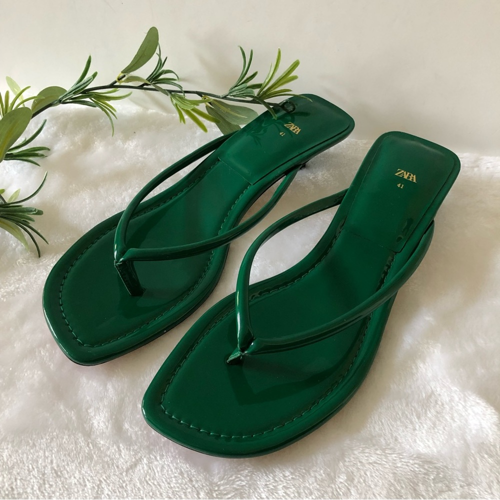 Zara Green Sandals